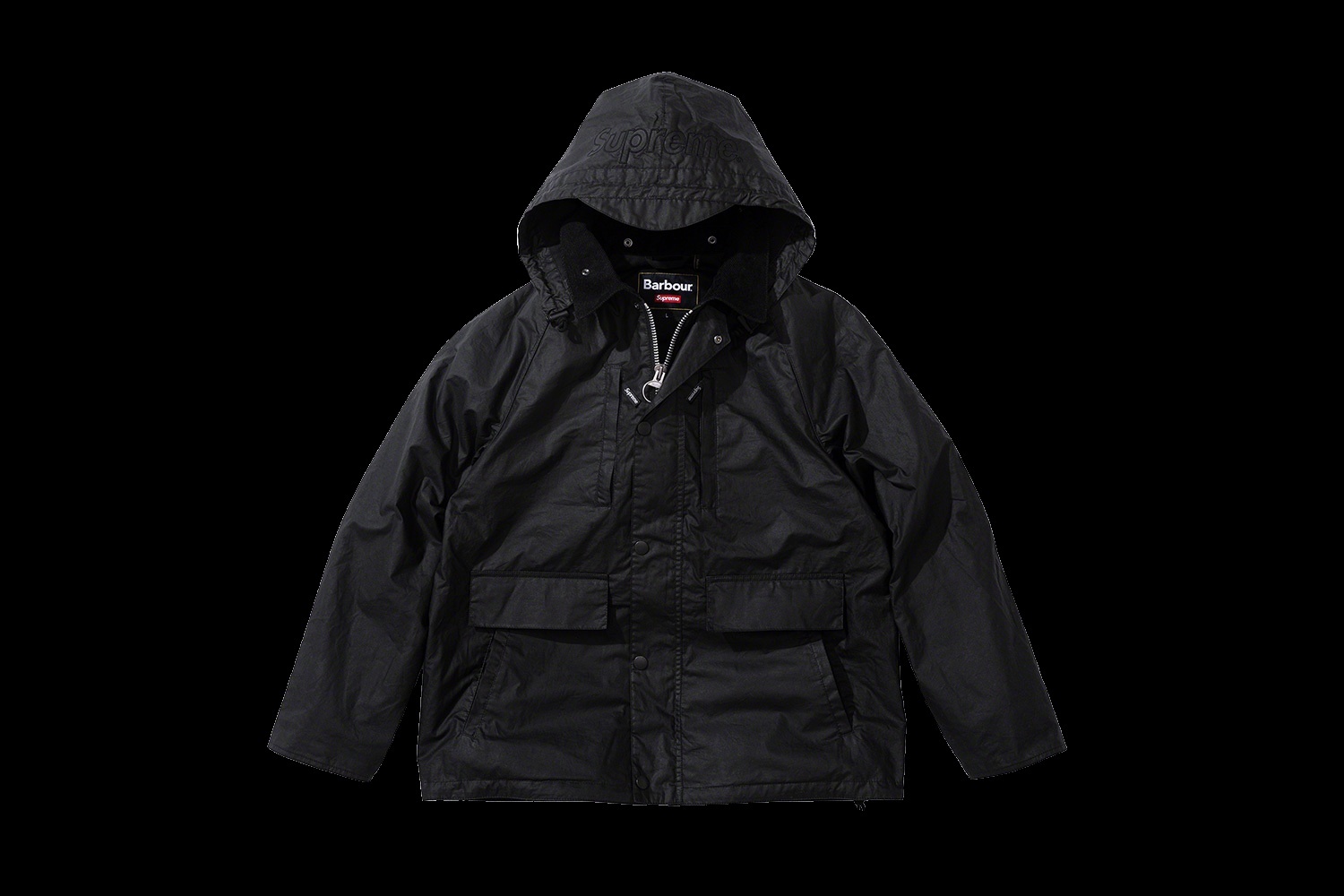 Supreme®/Barbour® Lightweight Waxed Cotton Field Jacket view 3
